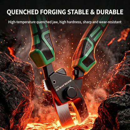 7-Inch Electrician Cable Cutter - Heavy-Duty Manual Wire Cutting Pliers