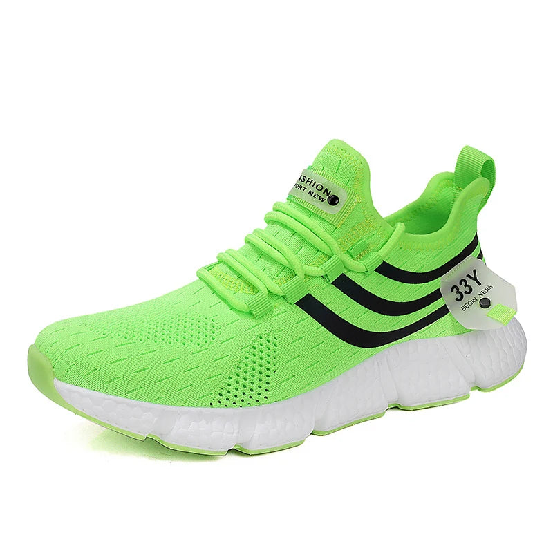 2024 Men's Breathable Sneakers – Comfortable Casual Running & Tennis Shoes for Summer