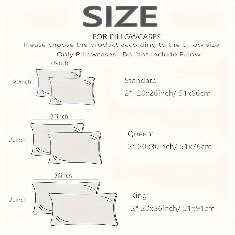 Black Silk-Like Satin Pillowcase – Standard Size Smooth Cooling Pillowcase for Hair & Skin