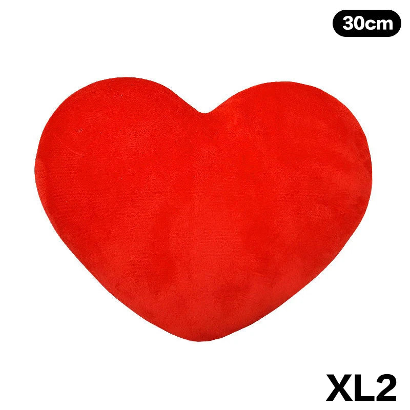 Cute Heart-Shaped Plush Pillow – Soft Sleeping Cushion for Living Room Decor, Valentine’s Day Gifts, Comfortable Sofa Pillow (15/20/30cm)