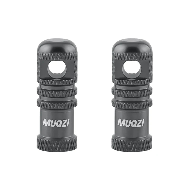 MUQZI 2/4PCS Presta Valve Caps with Core Remover — MTB Tubeless Tire Valve Stem Accessories