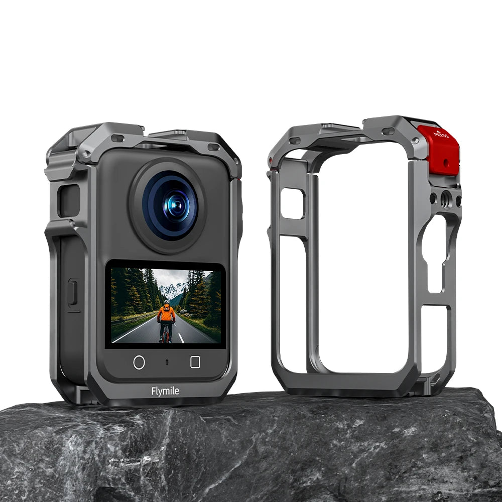 DJI OSMO 360 Rabbit Cage Frame – Panoramic Action Camera Accessory with Extended Bezel