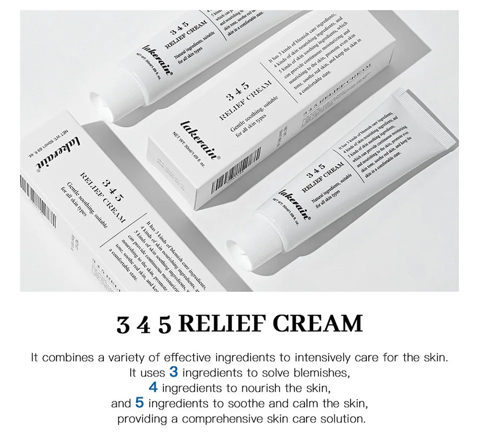 345 Relief Cream — Anti-Aging, Brightening & Acne Scar Repair Skincare