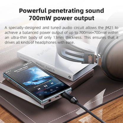 FiiO JM21 Hi-Res Music Player - Android 13 MP3 Player with Snapdragon 680, 3GB+32GB, WiFi & Bluetooth