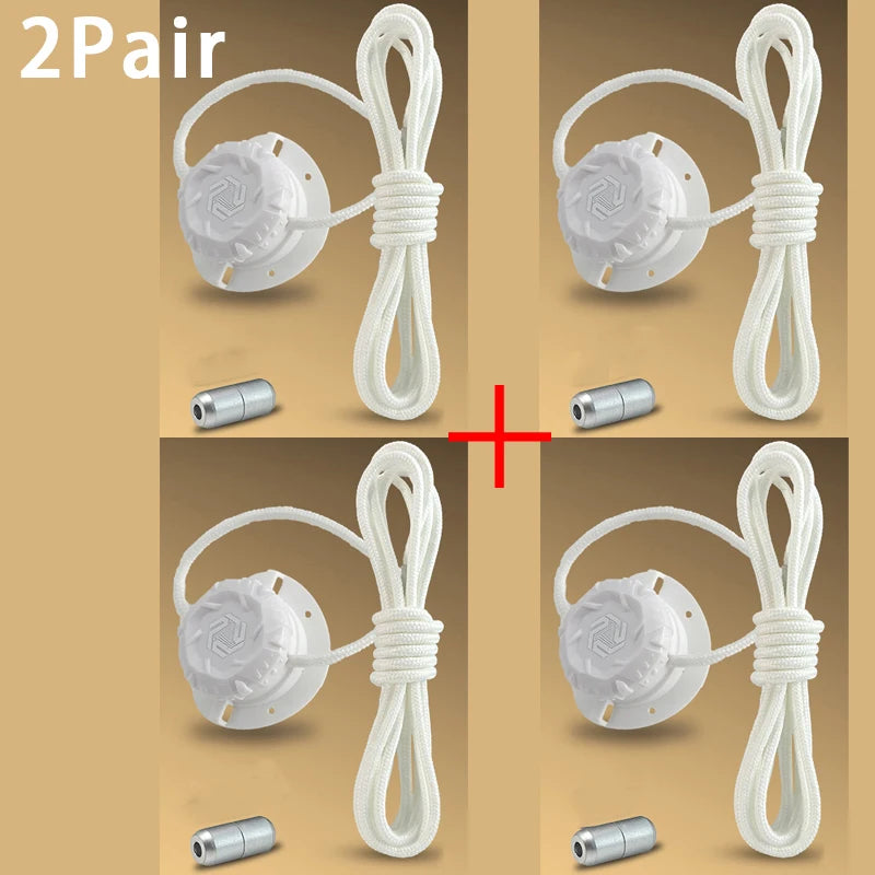 Swivel Buckle No-Tie Shoelaces - Automatic Elastic Laces for Kids & Adults, 1–2 Pair Shoe Accessories