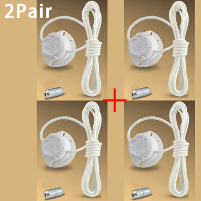 Swivel Buckle No-Tie Shoelaces - Automatic Elastic Laces for Kids & Adults, 1–2 Pair Shoe Accessories