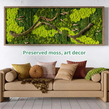 Decorative Artificial Green Plants: Eternal Life Moss DIY Crafts Grass for Home Garden Decor - Mini Landscape Fake Grass in 20/40/100g Options