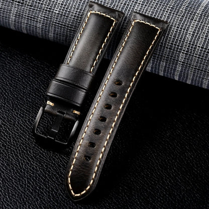 Genuine Calfskin Leather Watch Strap – 20mm & 22mm for Huawei Watch GT 4/3, Amazfit GTR & Galaxy Watch 5/6