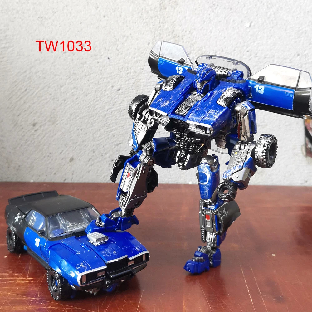 BAIWEI TW1033 Dropkick Blue Warrior Transformation Toy – Car Robot Action Figure Anime Model SS46/SS105