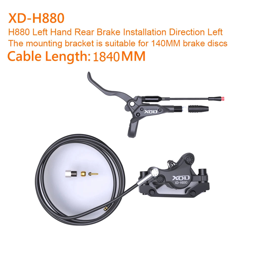 XOD H800/H880 Hydraulic Disc Brake - Hydraulic Oil Brake System for KUKIRIN G2 Master, G2 MAX and G2 Pro Electric Scooters