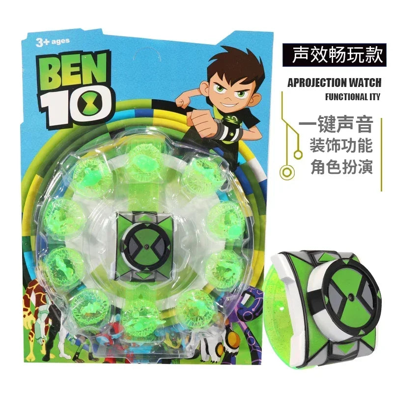 Omnitrix BEN10 Action Figure – Ben Tennyson Projection Watch with Sound & Light, Kids’ Smart Toy Gift