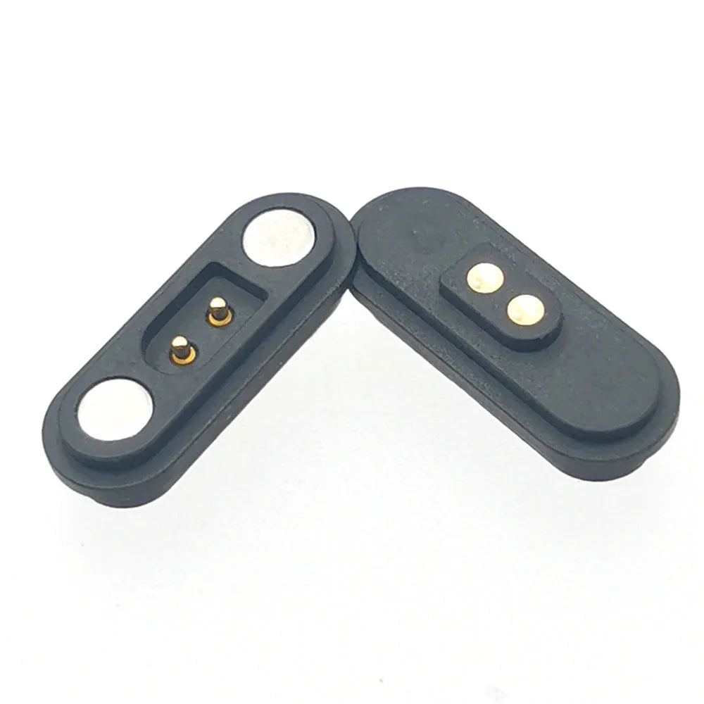 DC 12V 3A Waterproof Magnetic Pogo Pin Connector - 2-6 Pin Spring Loaded Male Female DC Power Socket