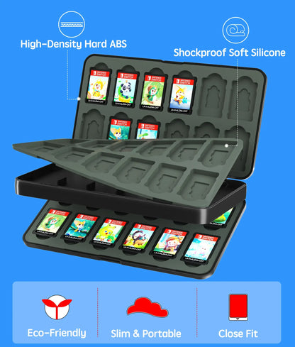 Nintendo Switch Game Card Storage Case – 96/72/48 Slot Holder for Switch, Lite & OLED