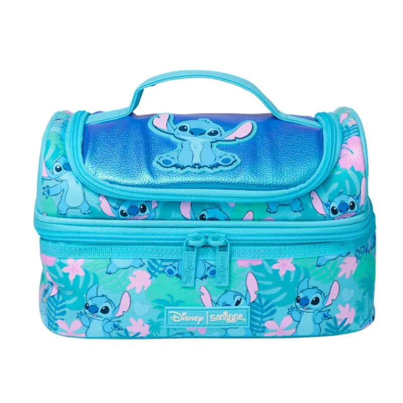 7PCS Genuine Australia Stitch Kawaii Set — Children’s School Backpack, Lunch Bag & Water Cup, Double Shoulder Bag for Girls, Gift Set