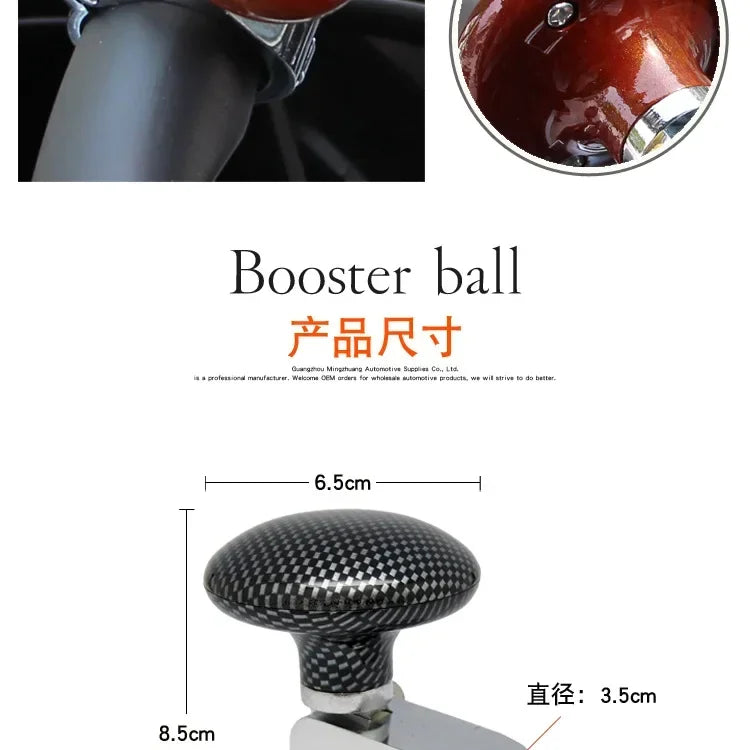 Car Steering Wheel Spinner Knob — Power Handle Grip for Easy Turning & Control