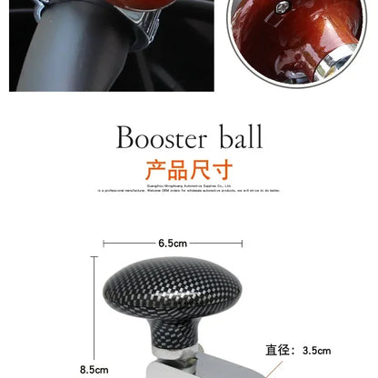 Car Steering Wheel Spinner Knob — Power Handle Grip for Easy Turning & Control