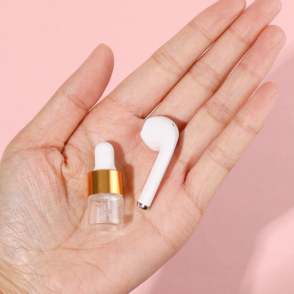 50pcs 1ml Clear Mini Glass Dropper Bottles – Small Essential Oil Sample Bottles with Glass Eye Droppers for Travel