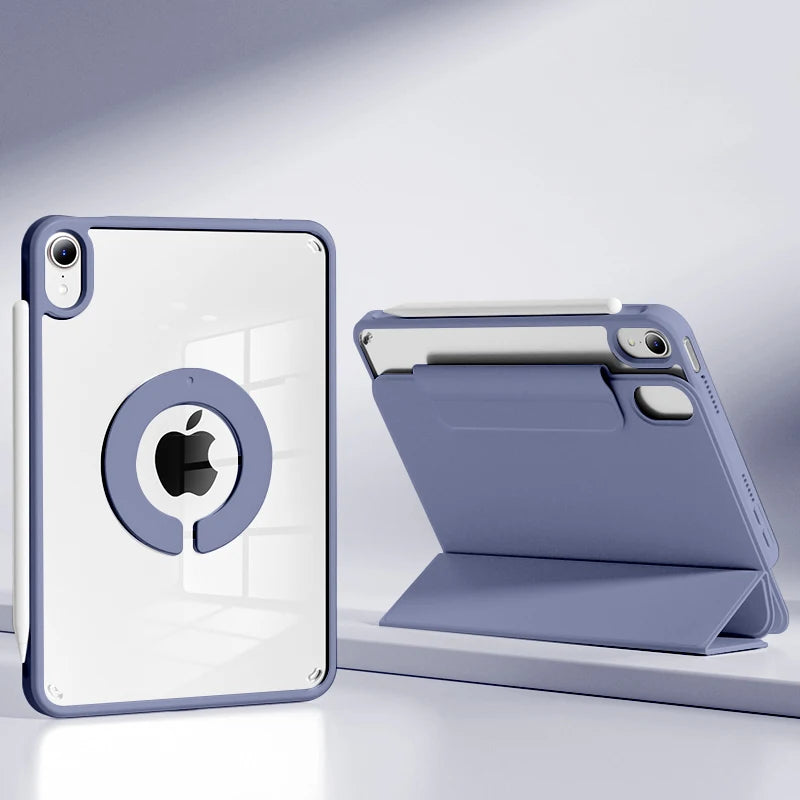 Magnetic 360° Detachable Back Cover Case for iPad Air 4/5 (10.9") & iPad Pro 11", 12.9" – Compatible with iPad A16 10th & 11th Gen