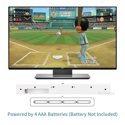 Wireless IR Sensor Receiver Bar for Wii – Infrared Signal Remote Holder with Bluetooth Compatibility