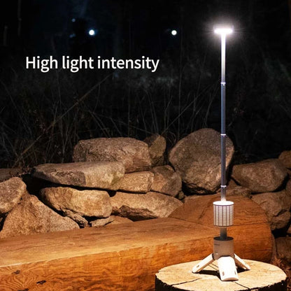 Folding Telescopic Camping Lantern - Portable, Waterproof Magnetic Light with Triangle Stand, 10000mAh