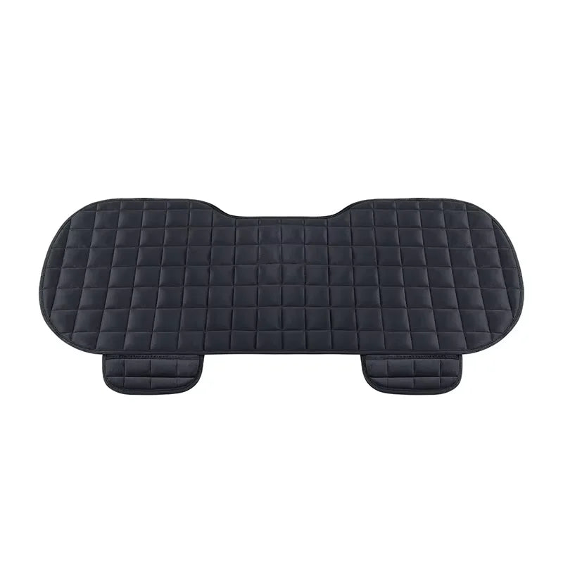 Universal Winter Car Seat Cover Set – Front & Rear Flocking Cloth Anti-Slip Warm Cushion Mat for Car, SUV, Van & Truck Interior Protection