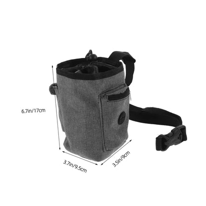 Adjustable Drawstring Chalk Bag - Climbing & Weightlifting Magnesium Powder Pouch with Outdoor Storage Waist Bag
