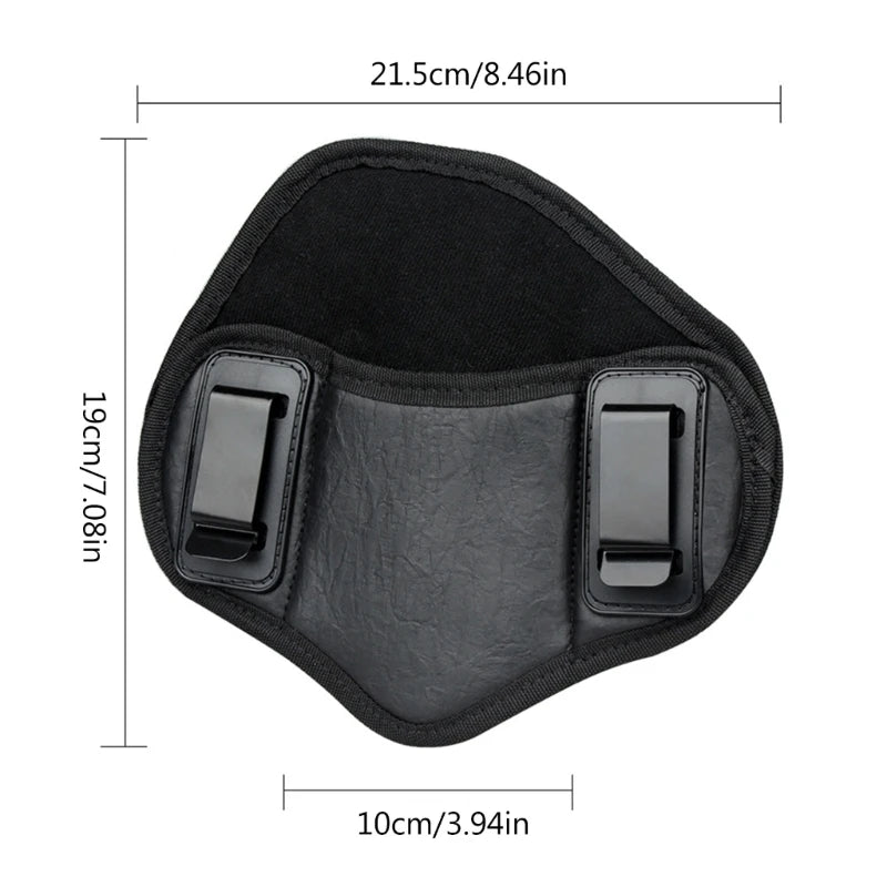 Tactical Hunting Gun Holster – PU Leather Concealed Pouch for Glock 17/19/23/32, Sig Sauer, Beretta, Kahr, Bersa Thunder