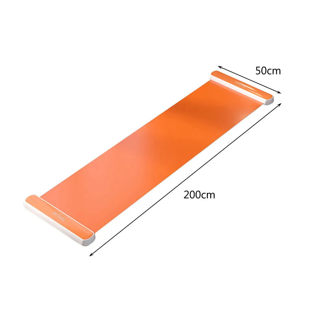 Portable Yoga Sliding Mat: Leg Core Fitness Training Board for Indoor Use - Antiskid & Mute, Ideal for Ice Hockey and Roller Skating