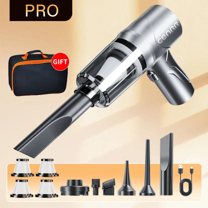 CENRR 895000PA Car Vacuum Cleaner - Cordless Powerful Handheld Portable Wireless Auto Cleaning Machine