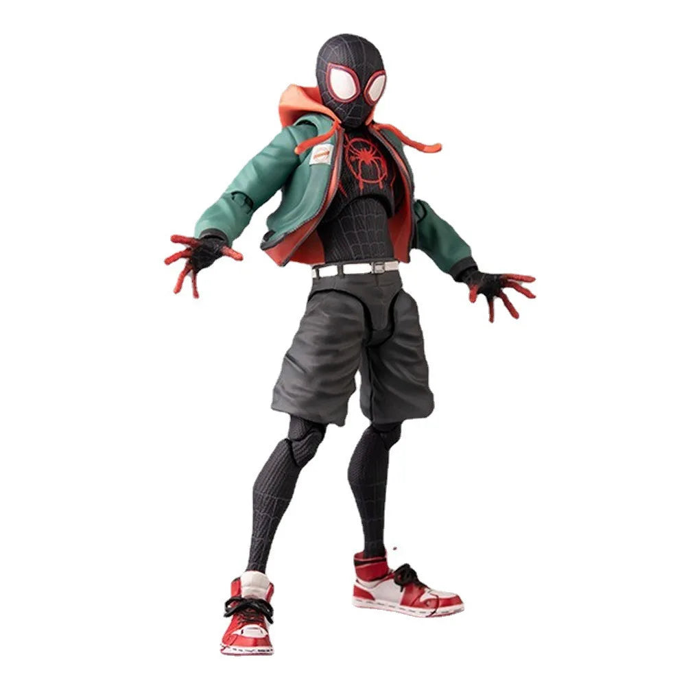 Miles Morales Spider-Man Action Figure — Into the Spider-Verse Collectible Toy for Kids Gift