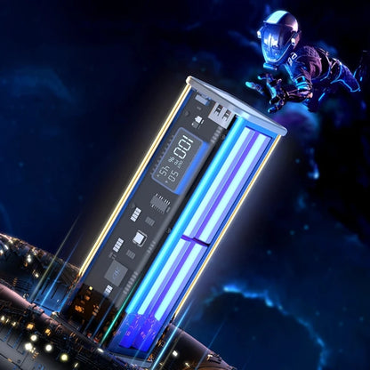 Professional 22.5W DIY Battery Charger Case – PD Fast Charging Box for 8PCS 18650 Polymer 20000mAh Battery