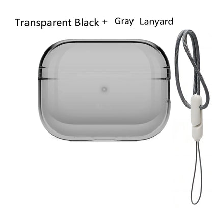 Transparent TPU Protective Case for AirPods Pro 2 — Soft Shockproof Skin Cover for AirPods Pro2 Earbuds