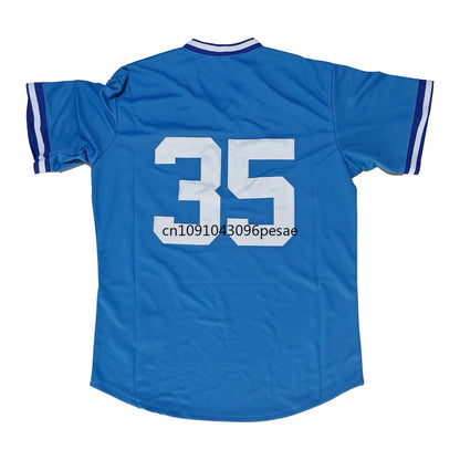 Bo Jackson Retro Baseball Jersey – Kansas City American Jersey, George Brett #5 & Eric Hosmer #35, US Men’s M-3XL