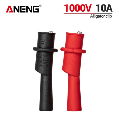 ANENG Alligator Test Clips - Crocodile Clamp Probes for Multimeter Electrical Testing and Measurement