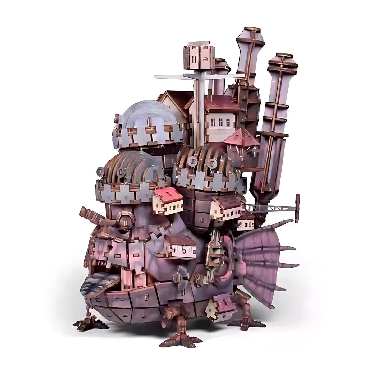Creative 3D Wooden Castle Puzzle Model Kit – DIY Assembly Wood Craft Toy Home Decor Gift for Kids & Adults Challenging Brain Teaser