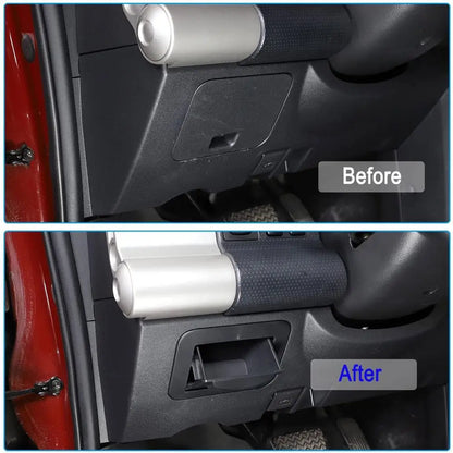 Toyota FJ Cruiser Armrest Storage Box - Center Console Hidden Organizer Holder Accessory 2007-2021