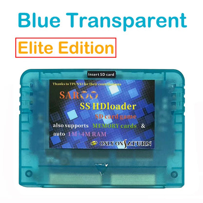 2025 V0.7 SAROO SS HDLoader Game Cartridge — SD/TF Card Support for Sega Saturn, Play Without CD