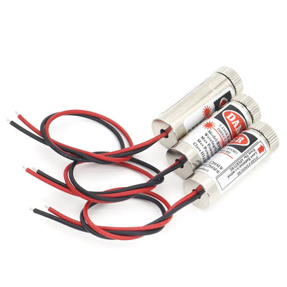 650nm 5mW Red Laser Module – Point, Line, Cross Focusable Glass Lens, Industrial Class