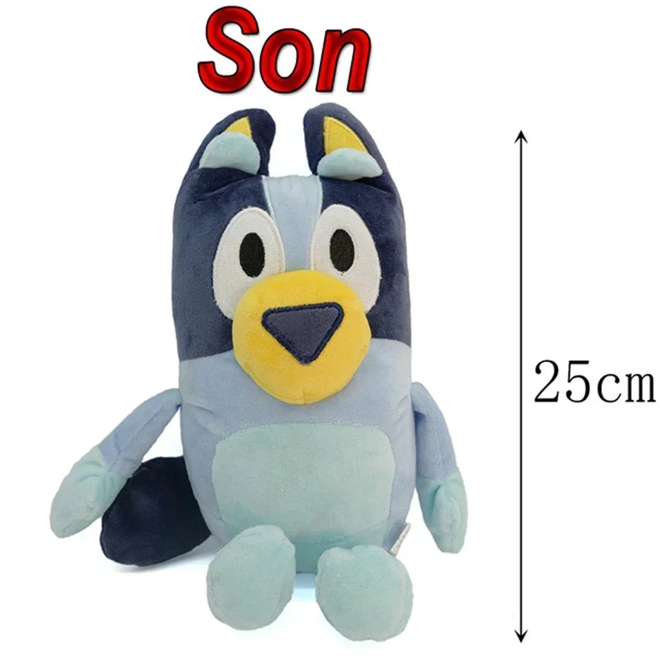 Bluey Dog Bingo Plush Toy — Soft Cartoon Stuffed Animal for Kids, Birthday & Christmas Gift