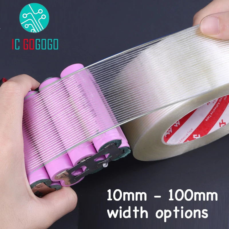 Fiberglass Insulation Tape for Lithium Battery Packs – High-Temperature, Single-Sided Adhesive, Strong Fixing Wrap