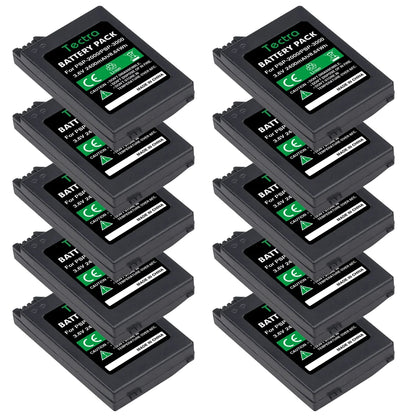 10Pcs 2400mAh 3.6V Replacement Battery for Sony PSP-2000/3000 Gamepad