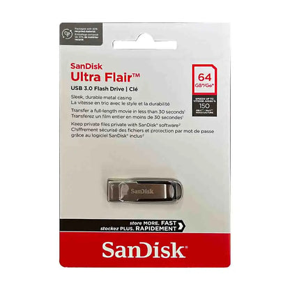 SanDisk CZ73 USB 3.0 Flash Drive - Metal Pen Drive 32GB–512GB for PC & Tablet Storage