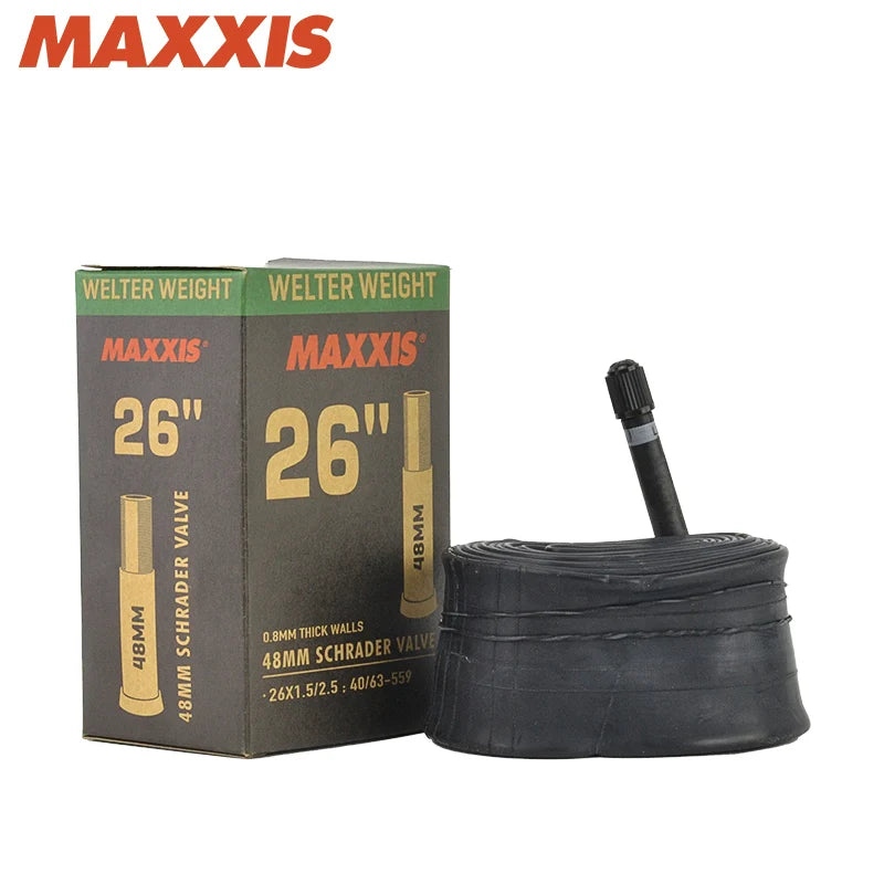 MAXXIS Bicycle Inner Tube - Presta & Schrader Valve for 20, 24, 26, 27.5, 29 Inch & 700C Bikes