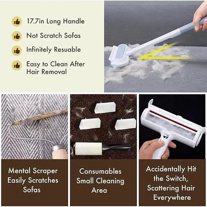 Reusable Pet Hair Remover – Washable Plush Cleaner for Dogs & Cats, Suitable for Furniture, Home & Outdoor Use