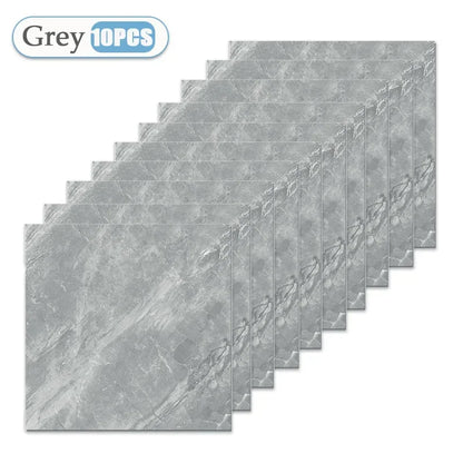 Self-Adhesive Wallpaper Tile Stickers - Waterproof 30x30cm Kitchen & Bathroom Home Decor