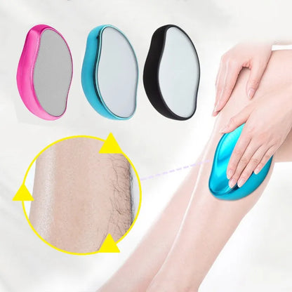 Crystal Hair Removal Eraser - Painless, Easy-to-Clean, and Reusable Depilation Tool