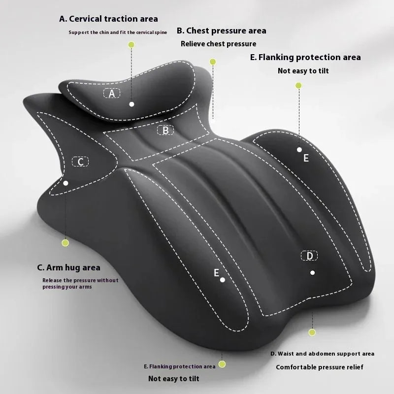 Multifunctional Bedside Reading & Lying Pillow — Prone Cushion for Sleeping, Phone Use, and Relaxation