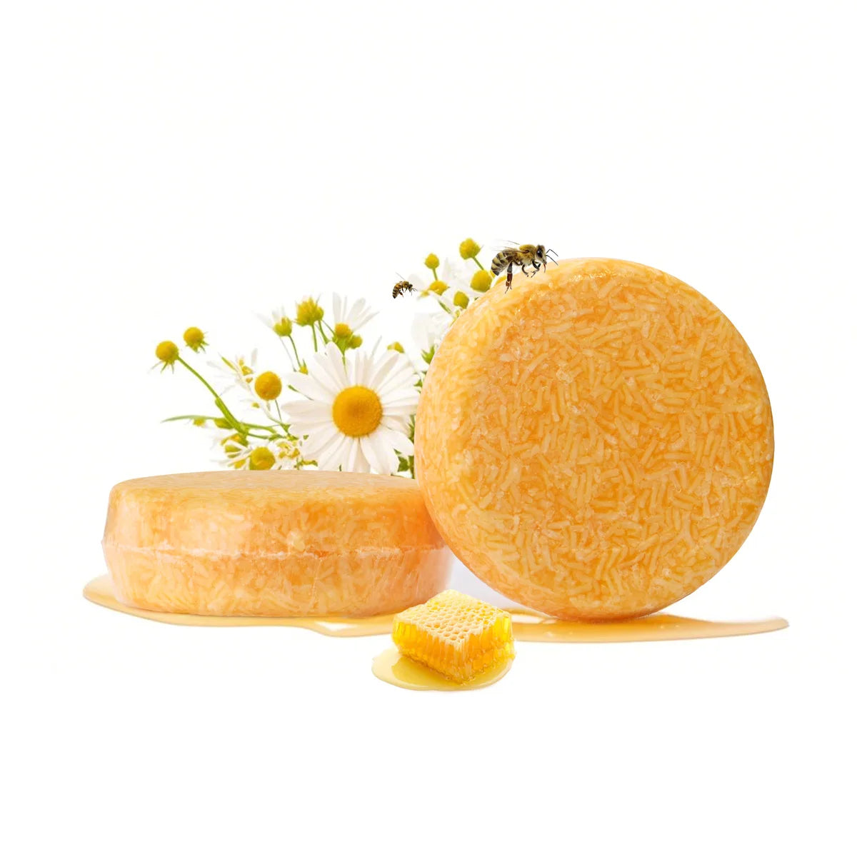 Natural Honey Plant Essence Shampoo – Refreshing Hair Cleanser, Anti-Dandruff & Oil Control Shampoo for Soft Smooth Hair