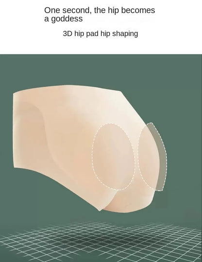 Summer Seamless Bodyshaper Panties – Silicone Hip & Butt Pads, Push-Up Briefs, Sexy Bum Lifter Lingerie