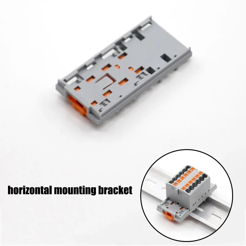 Push-In Modular Wire Connector Terminal Block – Compact 1-In Multiple-Out Splicing Lighting Connector, 225 Series (1Pc)